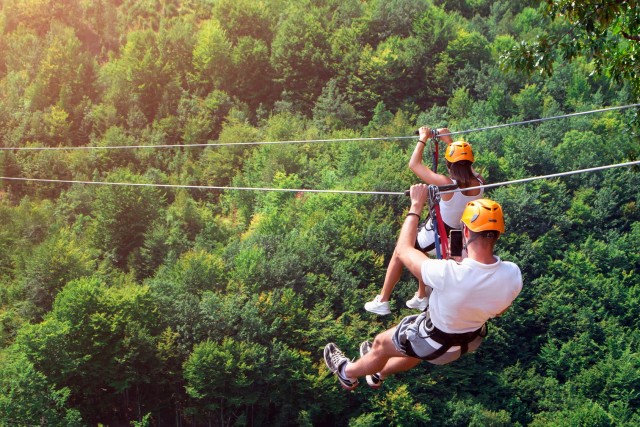 Zip-Line Adventure and hike in the Atlas Mountains