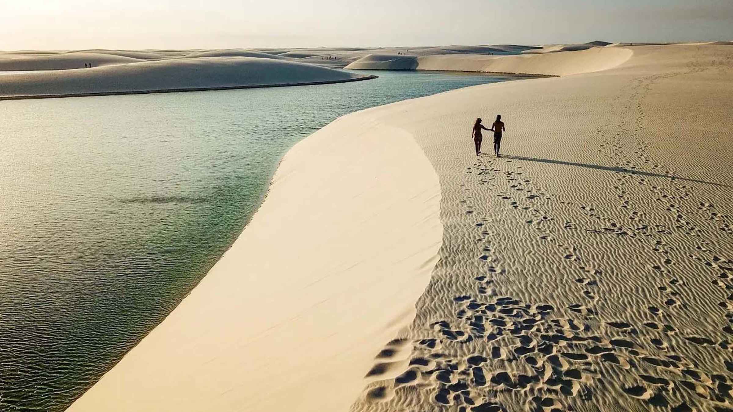 Lagoa Bonita, Dunas Altas e Pôr do Sol nos Lençóis