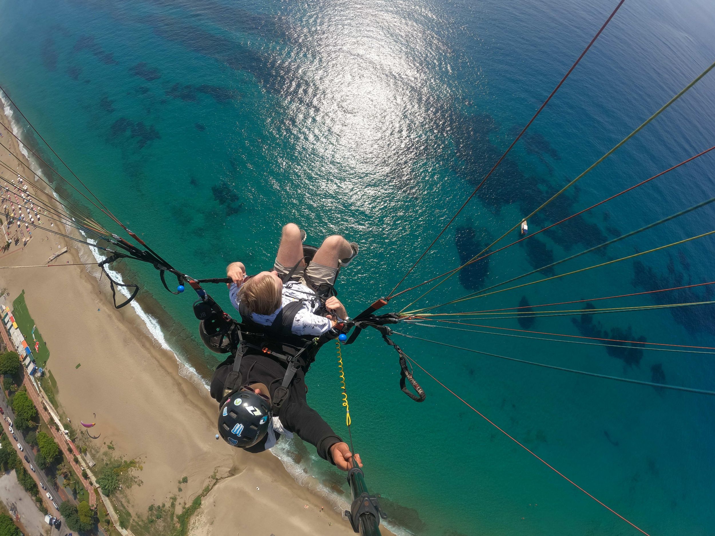 Antalya-Belek-Stadt Side: Tandem-Gleitschirmfliegen mit Transfer