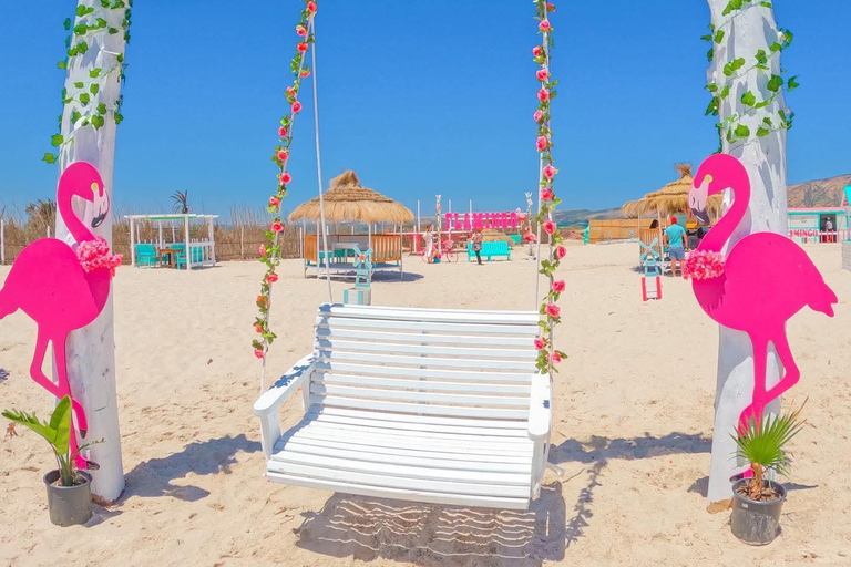 Flamingo Coco Beach: Transport & Lunch on the Best Tunisian Beach Flamingo Coco Beach: Transport & Lunch at the Best Tunisian Beach