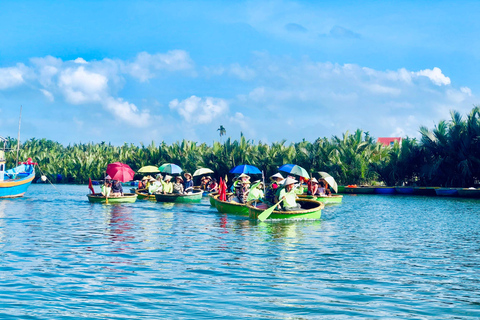 Hoi An: rejsy łodzią z koszem kokosowym z transferem w obie stronyOdbiór z Hoi An