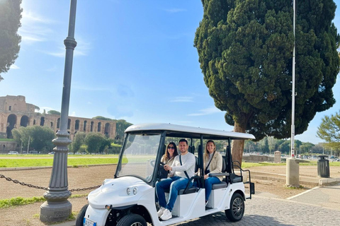 Rome: Explore Top Attractions by Exclusive Golf Cart Tour Private Golf Cart: Explore Top Attractions in Rome