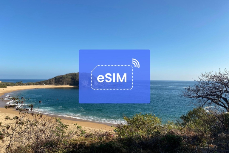 Huatulco: Meksyk – plan mobilnej transmisji danych eSIM w roamingu10 GB/ 30 dni: tylko Meksyk