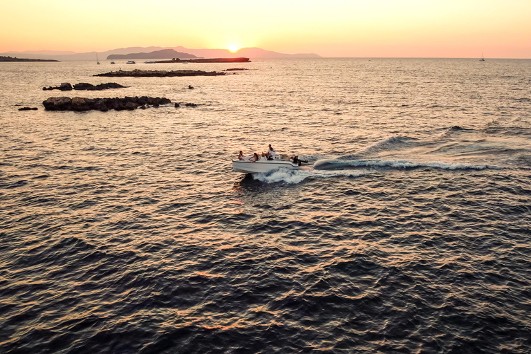 Chania City: No-License, Self-Drive Premium Boat Rental
