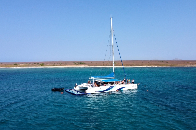 Sal: all-inclusive tocht van halve dag met lounge catamaran