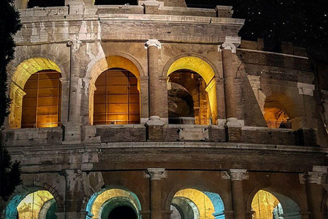 Rome: City Golf Cart Tour at Night With Free Pickup