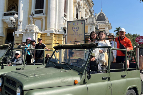 Hanoi: Half‑Day Jeep City Tour, Landmarks & Local Food