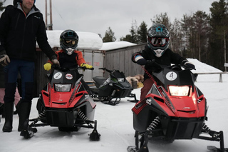 Sälen: Mini Snowmobile Adventure on Private Track