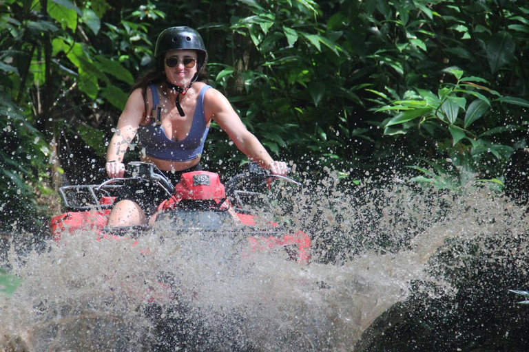 Ubud: Alamelu ATV Quad Bike Adventure with Mud & Waterfalls Full Track ATV Quad Bike + Monkey Forest (Private Transfer)