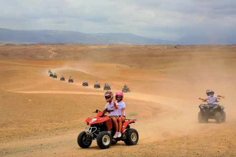 From Marrakech: Quad Biking&amp; Pool &amp; Lunch in Agafay DesertDesert Thrills: Quad Bike, Pool &amp; Lunch at Agafay