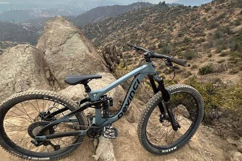 From Santiago: Full-Day High Altitude Andes Bike Adventure