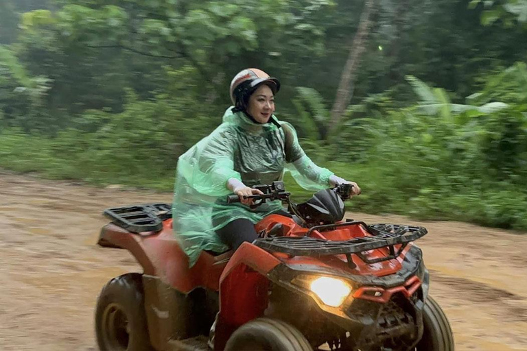 Phuket: Passeio de quadriciclo com visita à praia secreta