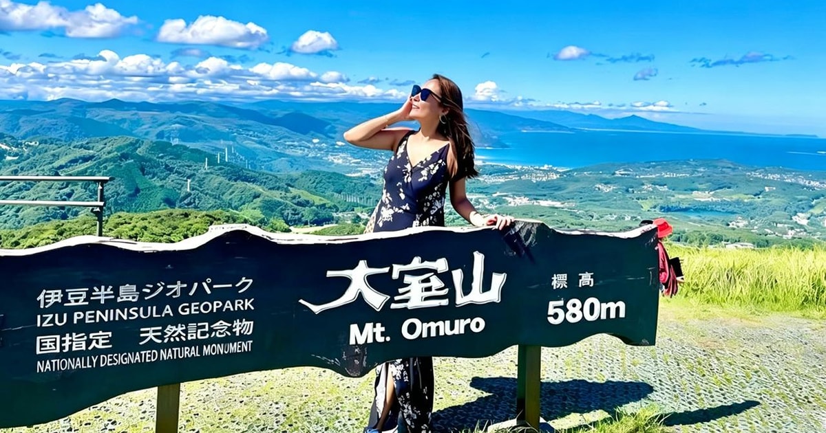 Izu Day Trip: Omuroyama & Coast 9-Guest Small Group - 2026