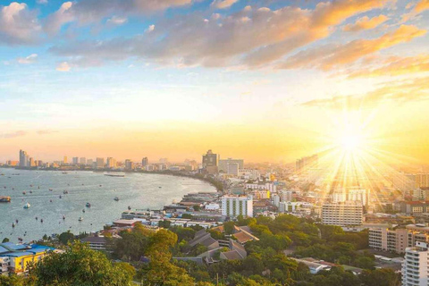 Pattaya: Templo do Grande Buda, Mercado Noturno e Tour ao Pôr-do-Sol