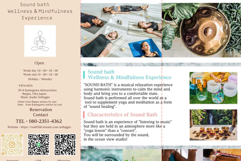 Beppu: Sound Bath Wellness Retreat at Ocean View Studio Private Sound Bath Wellness Retreat at Ocean View Studio