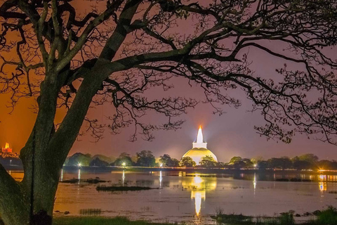 Golden Hour at Mihintale & Illuminated Anuradhapura Night