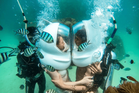 بوراكاي: التنقل بين الجزر مع الغداء والغوص بالخوذة