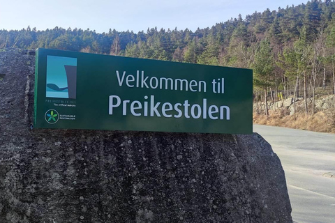 Preikestolen com serviço de busca no hotel ou no navio com guia