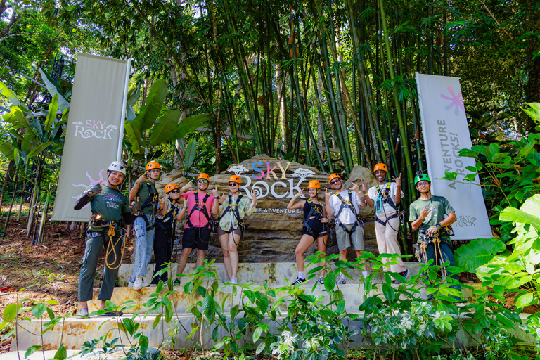 Khao Lak: Sky Rock Zipline Adventure With Transfer Rock 3 (Zipline 10 Platforms) w/ Free Transfer