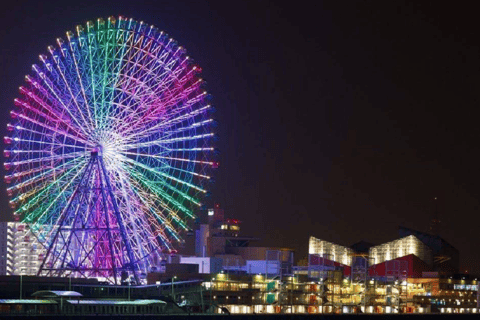 Nachtfahrt nach Kobe, Arima Onsen, Mt. Rokko, Kitano Ijinkan GaiNachtansicht der Stadt Kobe, Arima Onsen, Mt. Rokko Berg-Tour