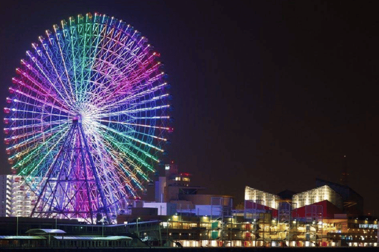 Nocna wycieczka do Kobe, Arima Onsen, Mt.Rokko, Kitano Ijinkan GaiNocny widok na miasto Kobe, Arima Onsen, Mt. Wycieczka w góry Rokko