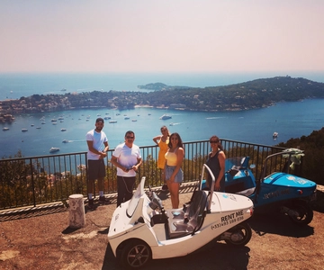 From Nice: 2-Hour Scenic Drive by 3-Wheel Vehicle