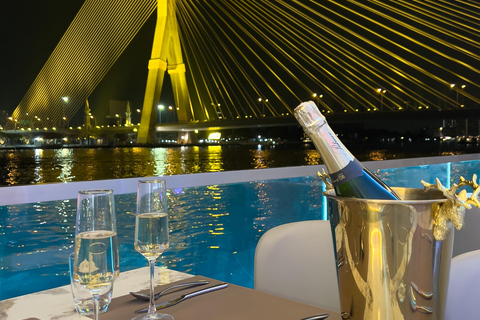 Bangkok: Crociera con cena sul fiume Chao Phraya del Royal GalaxyBangkok: Crociera con cena Royal Galaxy