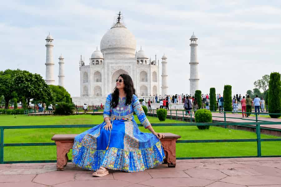 Agra: Express-Eintrittskarte zum Taj Mahal. Foto: GetYourGuide Agra: Express-Eintrittskarte zum Taj Mahal. Foto: GetYourGuide