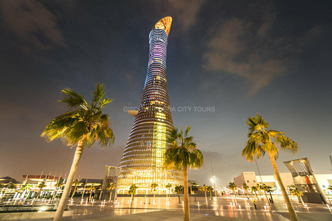 Doha: Night City Lights Tour with Arabian Dhow Cruise