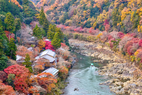 Osaka/Kyoto: Nara, Arashiyama, Fushimi Inari Taisha Day Tour Kyoto & Nara Day Tour | 8:00 AM from Osaka