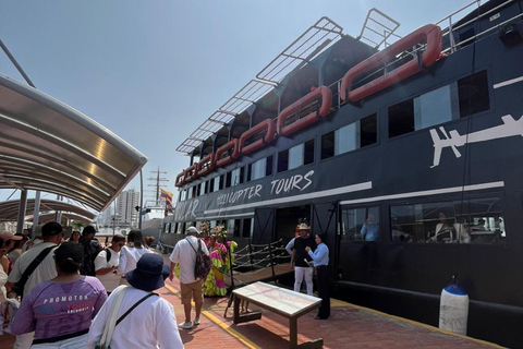 Cartagena: Volar Boat – 3 Decks with 4 Options Plan Flow