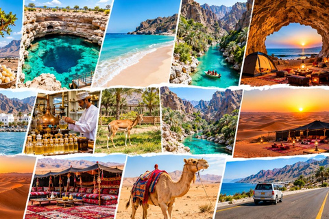 3-Day Oman Adventure: Wadis, Desert Camping & Meals by Guide