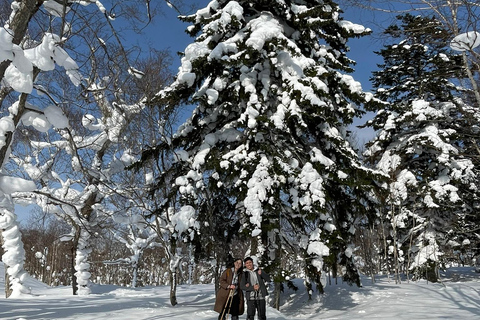 Shikotsu-Toya National Park: Guided Snowshoe Hike and Onsen Shikotsu-Toya National Park: Guided Snowshoe Hike and Onsen.