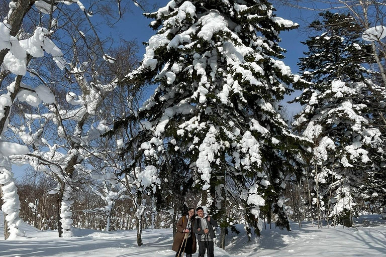 Shikotsu-Toya National Park: Guided Snowshoe Hike and Onsen Shikotsu-Toya National Park: Guided Snowshoe Hike and Onsen.
