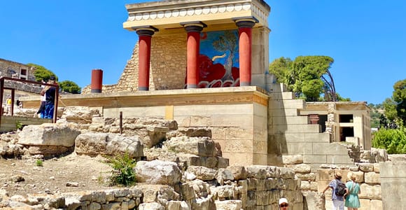 Knossos: Private Tour mit einem lizenzierten Guide & Ticket