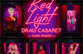 Amsterdam: Eintrittskarte für die Drag-Kabarett-Show im Rotlichtviertel