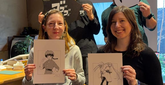 Kyoto Manga Atelier Experience in a Traditional Space