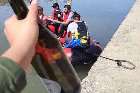 Pisa: excursión en balsa con aperitivo