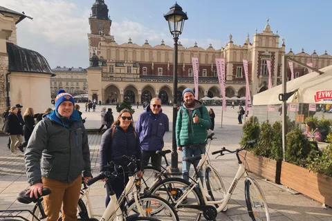Cracóvia: Tour guiado de bicicleta pela Cidade Velha e Kazimierz