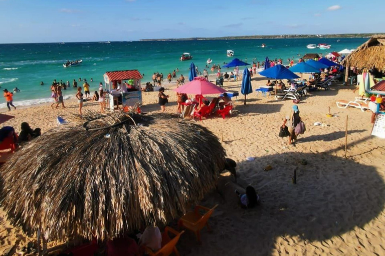 Cartagena: Playa Blanca BARU łodzią motorową z lunchem