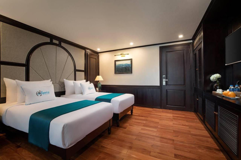 3D2N Lan Ha Bay 5 Star Cruise: Cat Ba island, swim, kayaking Senior Suite with private balcony - 2nd floor