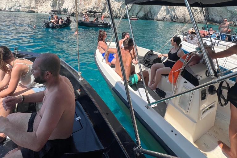 Exploration du parc marin de Laganas avec un bateau VIP