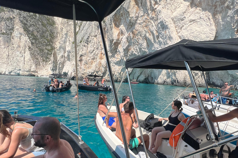 Zante: Tour in motoscafo del Parco Marino di Laganas con nuoto