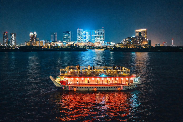 Tokyo Night Tour Dinner Cruise, Tokyo Tower,Shibuya&Shinjuku Tokyo Night Tour: Dinner cruise,Tokyo Tower,Tsukiji&Shinjuku