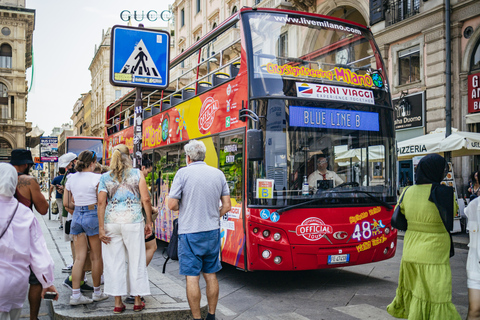 Mediolan: autobus Hop-On Hop-Off, 72 lub 48 godz.Wycieczka autobusowa po Mediolanie: bilet 1-dniowy