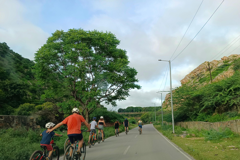 Udaipur nach Ranakpur 60km Radtour mit Besuch eines Jain Tempels