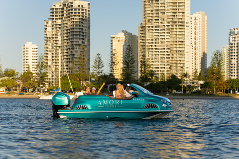 Gold Coast: Tour privato al tramonto con skipper