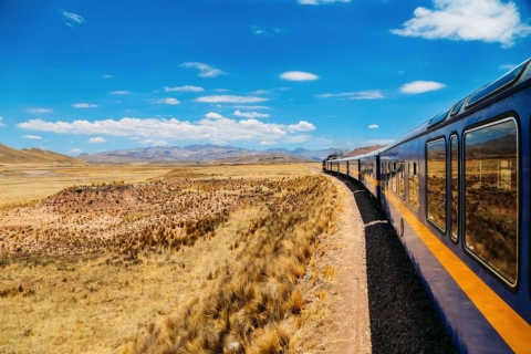 Luxury train to Cusco with night on board