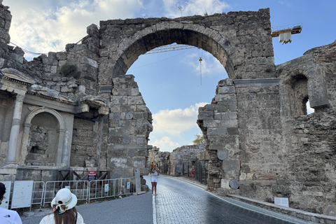 Antalya: Perge & City of Side, Aspendos, Waterfall and Lunch Perge, Side, Aspendos, Waterfall Tour with Entrance