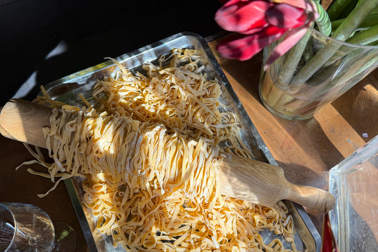 Rome: Pasta & Tiramisu Cooking Class Near the Vatican with Wine & Gelato Rome: Pasta & Tiramisu Cooking Class with Fine Wine, Gelato, and Limoncello
